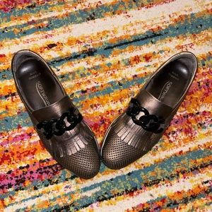 Softwaves platform sneakers. Bronze. 8.5